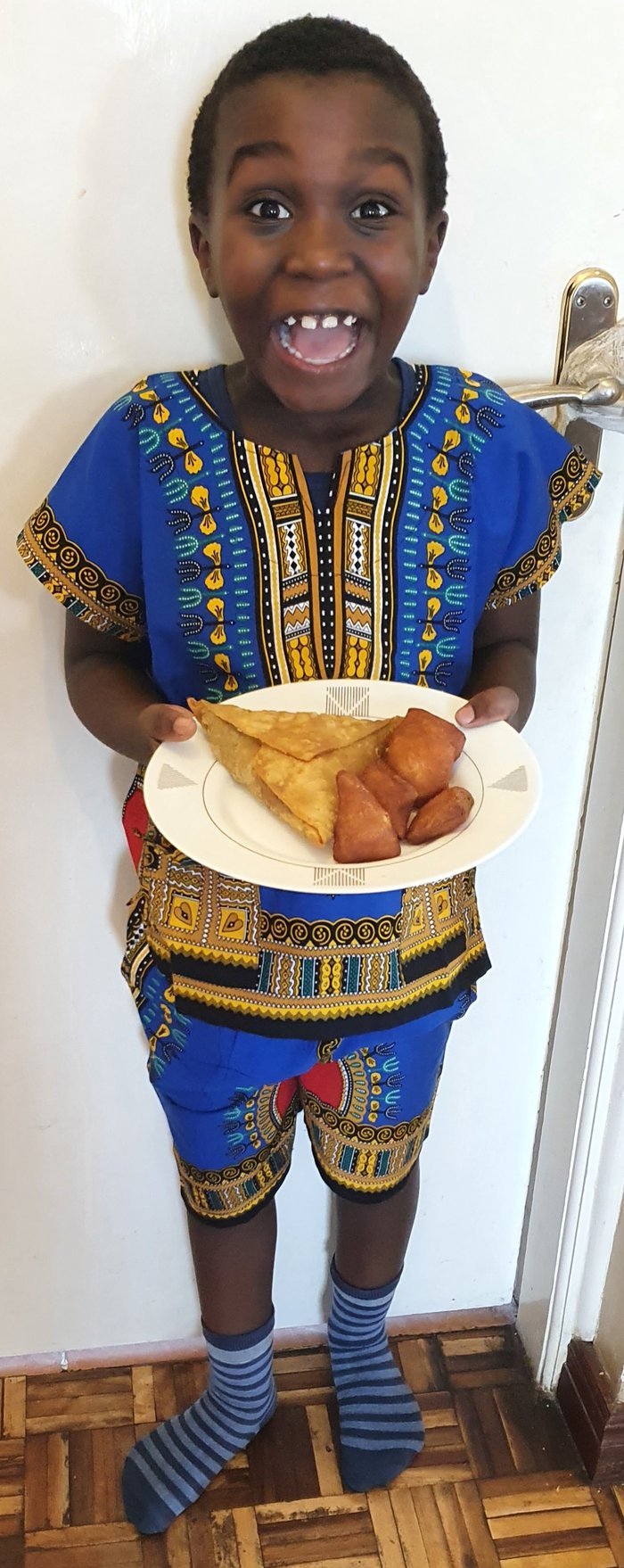 David's plate of samosa and mahamri.jpg